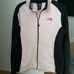 The North Face breast cancer awareness fleece. Worn a handful of times.